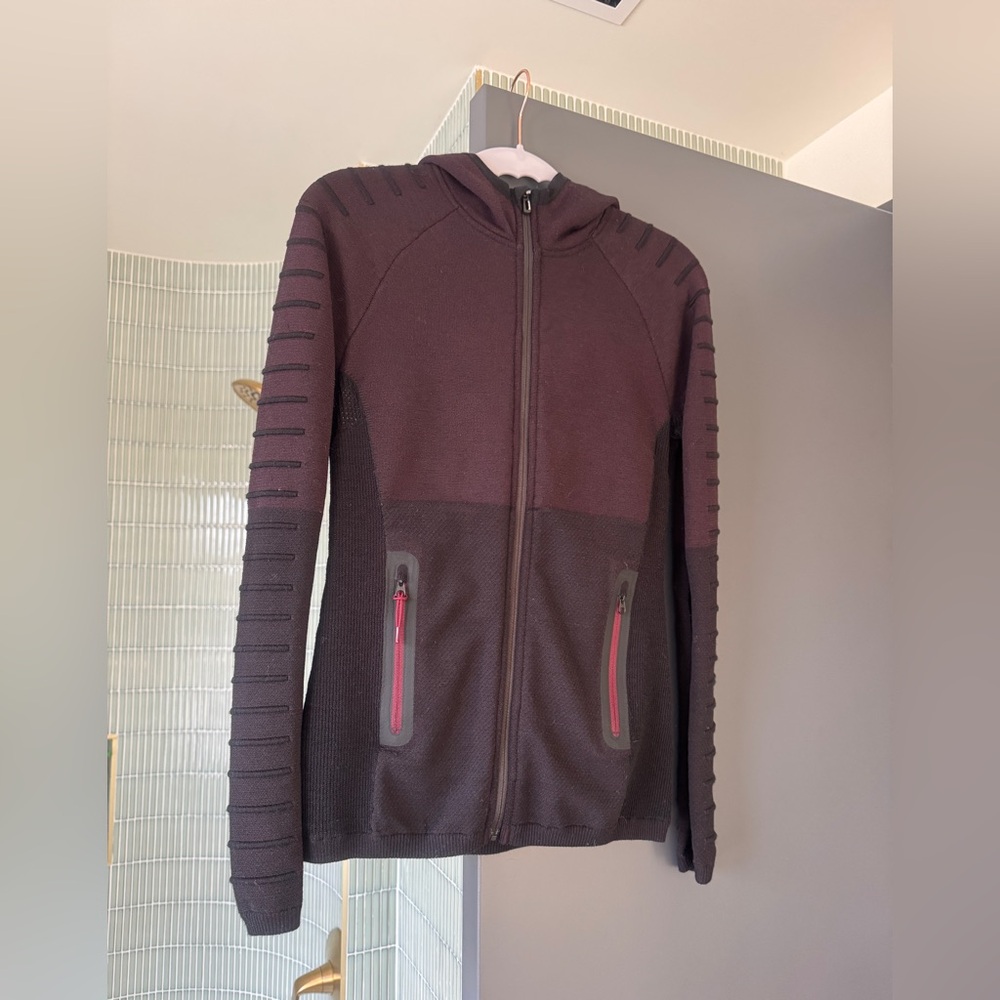 Smartwool Intraknit Merino Fleece Full Zip Hoody Size XS